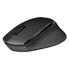 Мышь беспроводная Logitech M330 SILENT PLUS черный, 1000 dpi, радиоканал, USB, кнопки - 3
