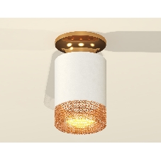 Светильник Ambrella Light XS6301182 SWH/PYG/CF белый песок/золото желтое полированное/кофе MR16 GU5.3 (N6905, C6301, N6154)
