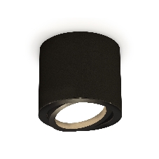Светильник Ambrella Light XS7402001 SBK/PBK черный песок/черный полированный MR16 GU5.3 (C7402, N7002)