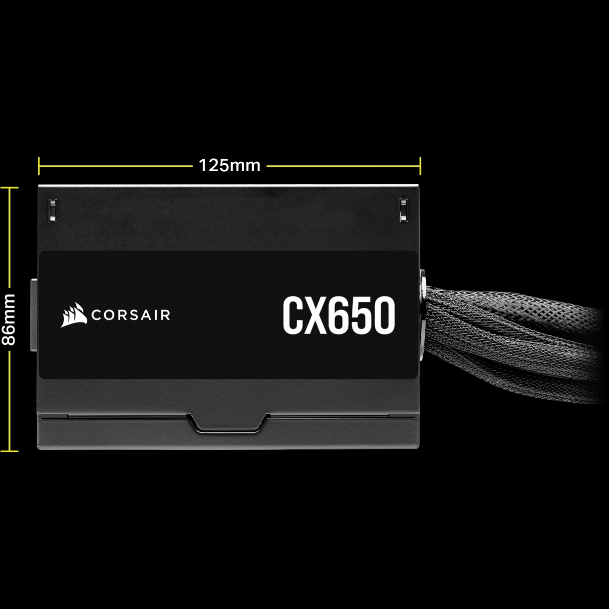 Блоки питания/ Power Supply Corsair CX650, Model RPS0128, 650W 80+ Bronze (ATX, 2.31, Non-modular, 1x24(20+4)pin, 1xCPU 8(4+4)pin, 2xPCIe*2 8(6+2)pin, 3xSATA3, 2xMOLEX4pin, Active, 120x120mm, 150x120x86mm, APFC, Power cable-EU, black)