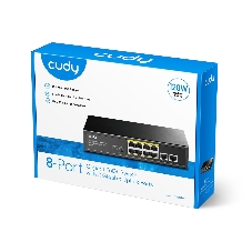 Коммутатор Cudy GS1010P, 8×1 Гбит/с, 2×1 Гбит/с