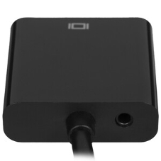 Кабель HDMI->VGA Cablexpert A-HDMI-VGA-03-6, 19M/15M + 3.5Jack, медь, позол.разъемы, 1.8м, черный, пакет