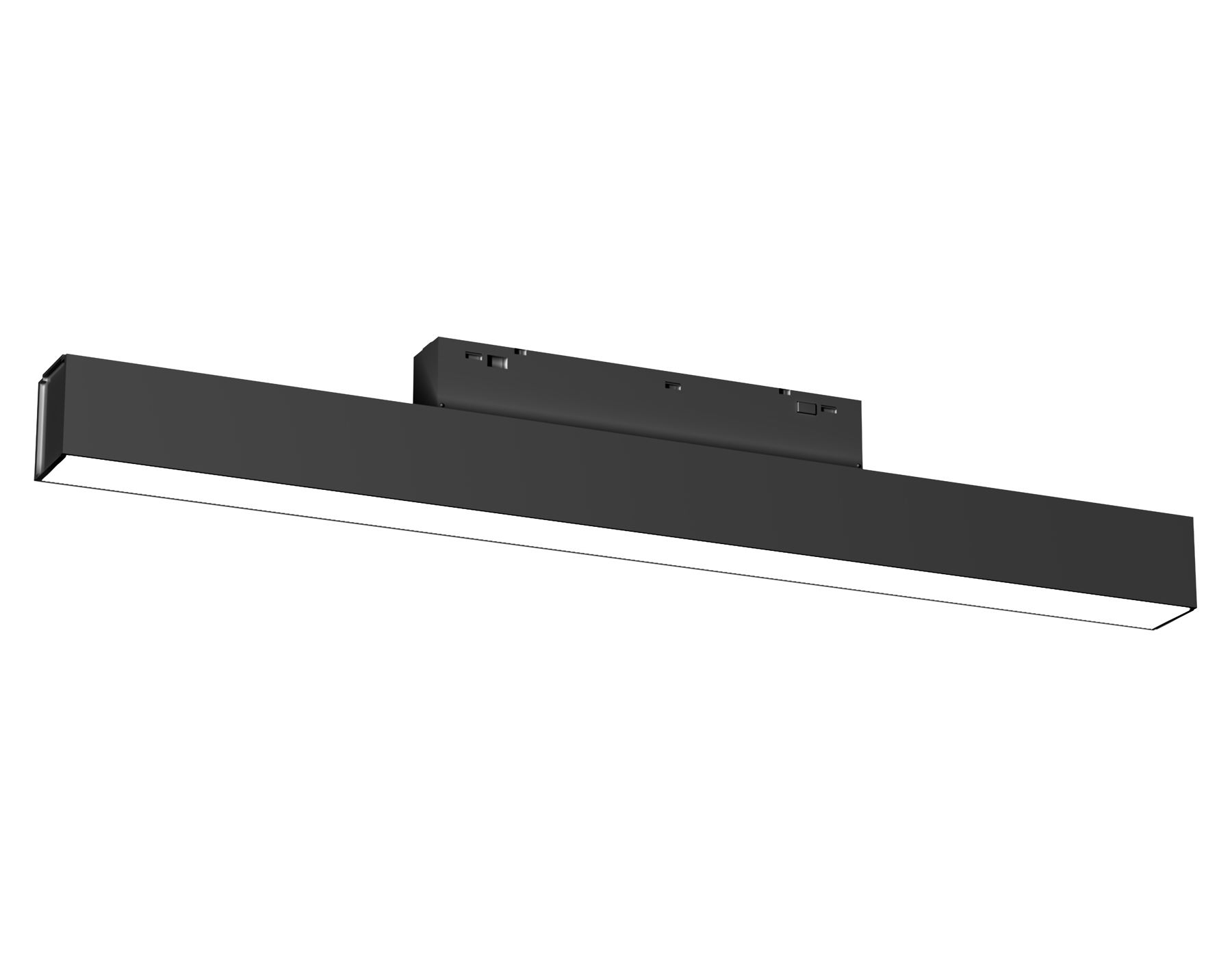 Трековый линейный светильник Ambrella light GL4455 BK черный IP20 10W 3CCT 3000-6000K SMART 48V 120° 304*22*45