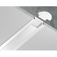 Алюминиевый профиль Ambrella light GP1001WH белый 2000*21.5*6.8