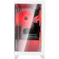 Компьютерный корпус Bloody BD-CC103 белый без БП mATX 7x120мм 1xUSB 2.0 1xUSB 3.0 audio bott PSU