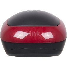 Мышь беспроводная Logitech M185, красный, 1000 dpi, радиоканал, USB, кнопки - 3