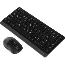 Комплект клавиатура+мышь A4Tech FStyler FG1110 беспроводной, USB, 2000 DPI, чёрный/серый