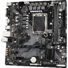 Материнская плата Gigabyte B760M H DDR4, LGA 1700, Intel B760, 2xDDR4, 4xSATA, 2xM.2, 1xPCIe 4.0 x16, 1xPCIe x1, 1xHDMI, 1xVGA, 1x 1Gb LAN, 2xUSB 2.0, 4xUSB 3.2 Gen 1, 3x3.5 мм, 7.1, Micro ATX
