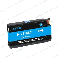 Картридж струйный NVPrint 711 (NV-CZ130A) Cyan для HP Designjet T120/T520 (27 мл)