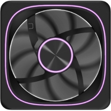Вентилятор для корпуса Formula Air Fusion 1 BK Reverse ARGb 120х120x28 черный 4-pin 35.97дБ (упак.:1шт) (AIR FUSION 1 BK REVERSE) Ret
