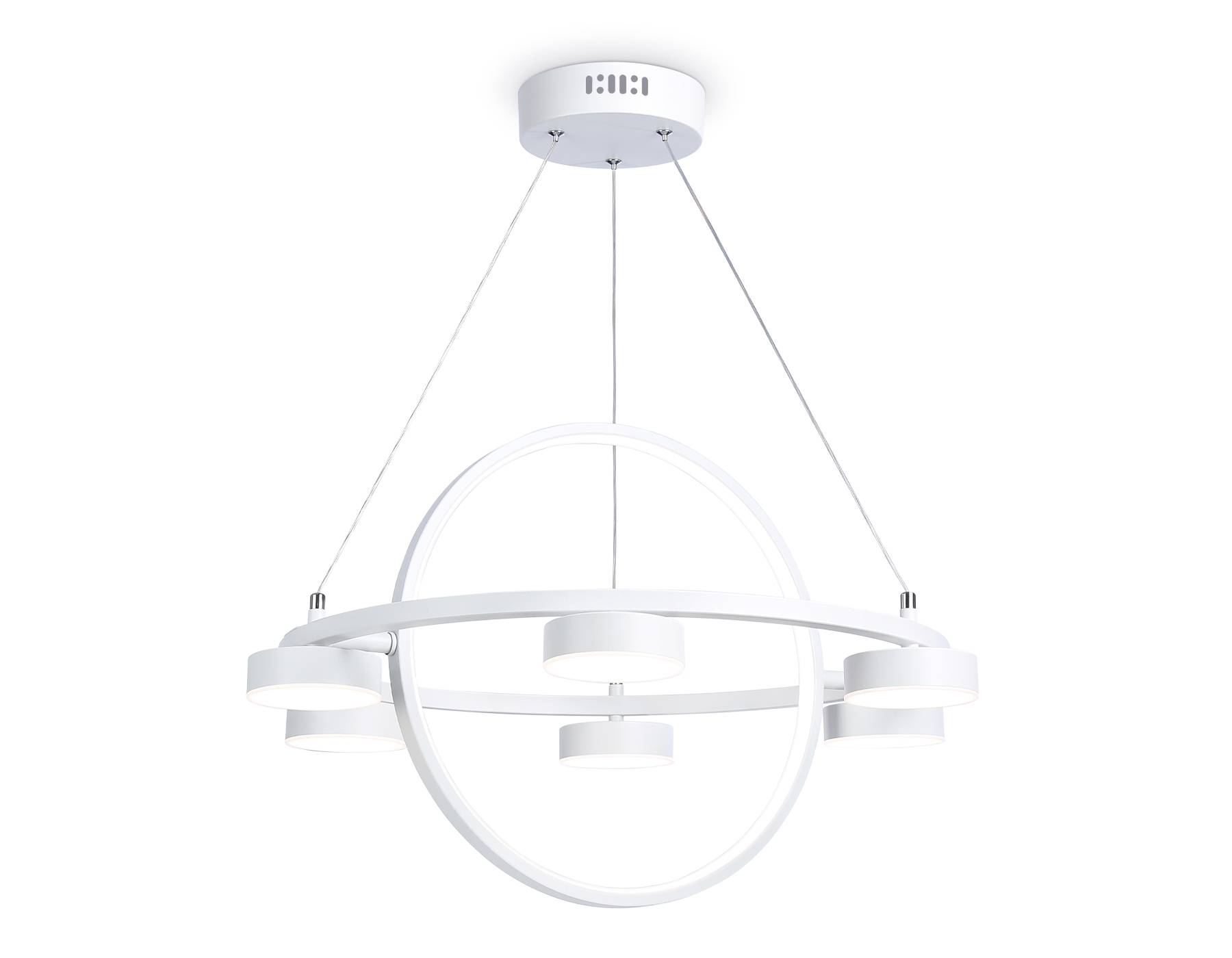 Светильник Ambrella light FL51772/2+6 WH белый 3000K/4200K/6400K 58W D600/380*1200 (ПДУ ИК)