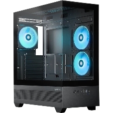 Компьютерный корпус Chieftec Vista черный без БП ATX 3x120мм 1xUSB2.0 1xUSB3.0 1xUSB3.1 audio bott PSU