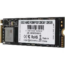 Накопитель SSD AMD Radeon R3 MP30128G8, 128Gb, PCIe 3.0 x4, M.2 2280, NVMe, R/W 1800/1250