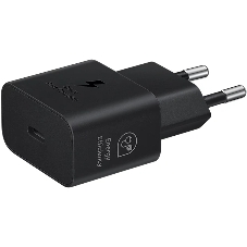Сетевое зарядное устройство Samsung EP-T2510 25W Type-C черный + cable