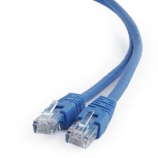 Патч-корд UTP Cablexpert cat.6, 0.5м, литой, многожильный, синий