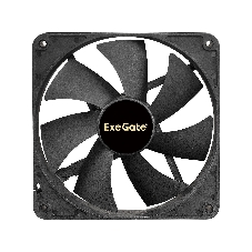 Вентилятор для корпуса ExeGate EX14025B4P-PWM черный, 140 мм, 1200 об/мин, 28 дБ, 4 pin