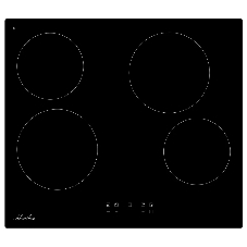 Варочная поверхность Monsher MHE 6003, Hi-Light, High-Tech, 59 см, 9 уровней мощности, блокировка управления, автоматическое отключение, таймер, сенсорное управление, черный