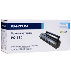 Картридж лазерный Pantum PC-110 черный для Pantum P1000/P2000/P2050/5000/5005/6000/6005 (1500 стр.)
