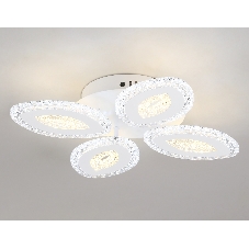 Потолочный светодиодный светильник FA4012/4 WH белый 60W 3000K+6400K/4200K/6400K+3000K 330*330*85 (ПДУ ИК)