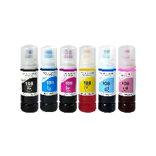 Комплект чернил NVPrint 108 для Epson L8050, L18050 (6 цветов по 70 мл) (в коробках) совместимые