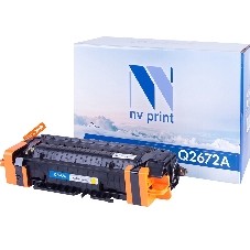 Картридж NV Print совместимый HP Q2672A Yellow для LJ Color 3500/3550/3700 (4000k)