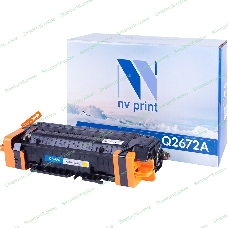 Картридж NV Print совместимый HP Q2672A Yellow для LJ Color 3500/3550/3700 (4000k)