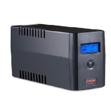 Источник бесперебойного питания ExeGate Power Smart ULB-800 LCD 800VA, черный, 2 евророзетки, USB