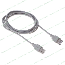 Кабель Buro BHP RET USB AF18 USB A(m) USB A(f) 1.8м серый блистер