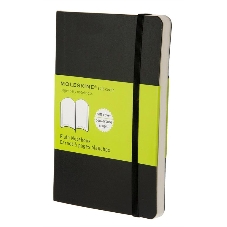 Блокнот Moleskine CLASSIC SOFT 90x140 мм, 192 страниц, нелинованный, мягкая обложка, фиксирующая резинка, черный Блокнот Moleskine CLASSIC SOFT 90x140 мм, 192 страниц, нелинованный, мягкая обложка, фиксирующая резинка, черный