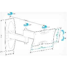 Кронштейн Holder LCDS-5064 белый