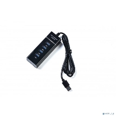 Разветвитель USB KS-is KS-728 4 порт. черный