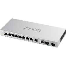 Коммутатор Zyxel XGS1010-12-ZZ0102F 8x1 Гбит/с 2x2.5 Гбит/с 2SFP+ неуправляемый