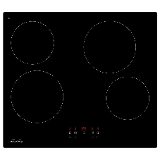 Варочная поверхность Monsher MHE 6003, Hi-Light, High-Tech, 59 см, 9 уровней мощности, блокировка управления, автоматическое отключение, таймер, сенсорное управление, черный