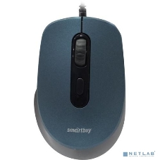 Мышь проводная беззвучная Smartbuy ONE 265-B синяя / 40 SBM-265-B