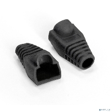 Колпачок ExeGate BC45-100-BK изолирующий для коннектора RJ-45, черный (100 шт)
