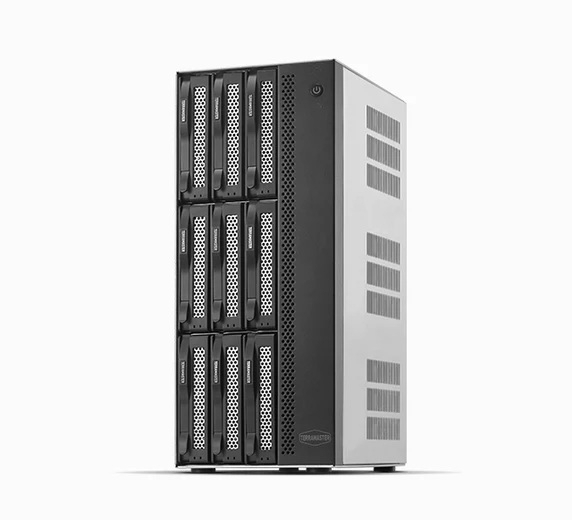 Сетевое хранилище TerraMaster T9-500 Pro tower NAS 10C 1,7(4,7)Ghz/16Gb(64)/RAID0,1,10,5,6,JBOD,TRAID/up to 9 HS SATA(3,5' or 2,5')/2xM.2 2280 NVMe/2xUSB3.1 1xUSB Type-C/2x10GbE RJ-45/1xPS/1YW