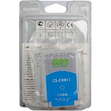 Картридж струйный Cactus CS-C4911 №82 голубой (72 мл) для HP Design Jet 500/800C