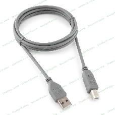 Кабель USB2.0 Pro Cablexpert CCP-USB2-AMBM-6G, AM/BM, 1.8м, экран, серый