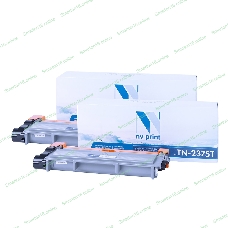 Картридж NVP совместимый NV-TN-2375T-SET2 для Brother HL-L2300DR/HL-L2340DWR/HL-L2360DNR/HL-L2365DWR/DCP-L2500DR/DCP-L2520DWR/DCP-L2540DNR/DCP-L2560DWR/MFC-L2700DWR/MFC-L2720DWR/MFC-L2740DWR/MFC-L2700DNR (2600k) (2 шт)