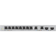 Коммутатор Zyxel XGS1010-12-ZZ0102F 8x1 Гбит/с 2x2.5 Гбит/с 2SFP+ неуправляемый