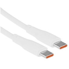 Кабель USB2.0 Hoco Type-C/Type-C, 5А, 240Вт, X93, 1м, белый, коробка