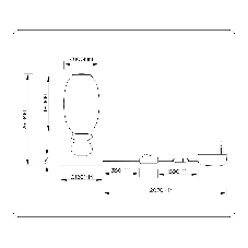 Светильник Ambrella light LH53154 BK/WH черный/белый 6W 3000K D120*260