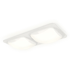 Комплект встраиваемого светильника Ambrella light XC7905014 SWH/FR белый песок/белый матовый MR16 GU5.3 (C7905, N7756)