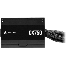 Блоки питания/ Power Supply Corsair CX750, Model RPS0146, 750W 80+ Bronze (ATX, 2.31, Non-modular, 1x24(20+4)pin, 1xCPU 8(4+4)pin, 2xPCIe*2 8(6+2)pin, 3xSATA3, 2xMOLEX4pin, Active, 120x120mm, 150x120x86mm, APFC, Power cable-EU, black)