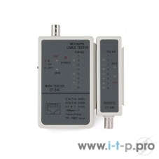 Тестер LAN Gembird NCT-1, для RJ-45, RG-58