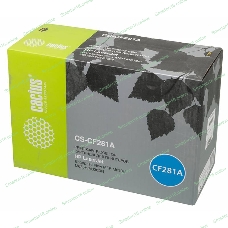 Картридж лазерный Cactus CS-CF281A черный (10500 стр.) для HP LJ Enterprise M630