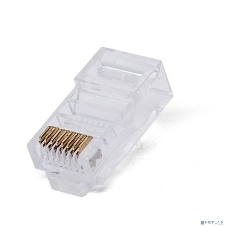 Коннектор RJ-45, Filum FL-NA-PLUG5E-2 5E кат., 8p8c, 6 мкм, универсальный, для одножильного и многожильного кабеля, уп/10 шт