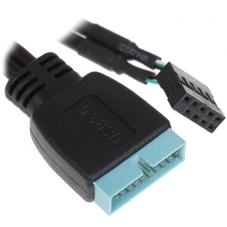 Кабель Cablexpert Внутренний USB2 - USB3 кабель, 9pin/19pin, 0.3m (CC-U3U2-01)