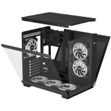 Компьютерный корпус без блока питания Case PCCooler C3T500 ARGB BK, Midi-Tower, TG, 6x120мм ARGB, 1xUSB-C 3.1 + 2xUSB-A 3.0, ATX, mATX, mITX черный
