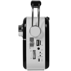 Радиоприемник SVEN SRP-505 (4 Вт, FM/AM/SW, USB, SD/microSD, Bluetooth, 1200 мА·ч)черный